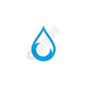 水滴 Logo 模板矢量图标它制作图案洗澡管道过滤液体海洋食物海浪公司纯化创造力背景图片