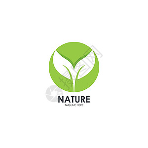 自然 回归自然标志矢量图标它制作图案背景图片