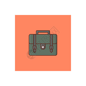 行李时尚旅游航程插图假期旅行公文包手提箱案件手提包背景图片