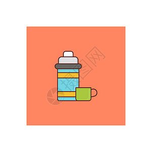 饮液体白色回收饮料矿物插图塑料果汁旅行背景图片