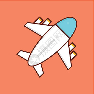 飞机艺术旅游航空航班蓝色旅行空气飞机场客机商业背景图片