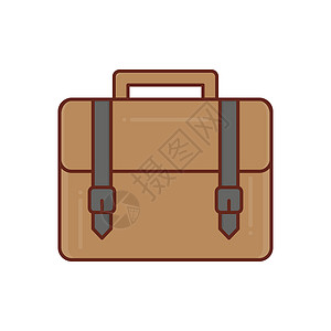 行李旅游黑色手提箱运输公文包旅行艺术案件网络插图背景图片