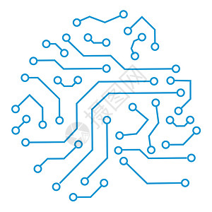 树形电路图元素方案活力高清图片