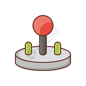 游戏棍控制安慰插图电子乐趣控制器工具视频拱廊软垫背景图片