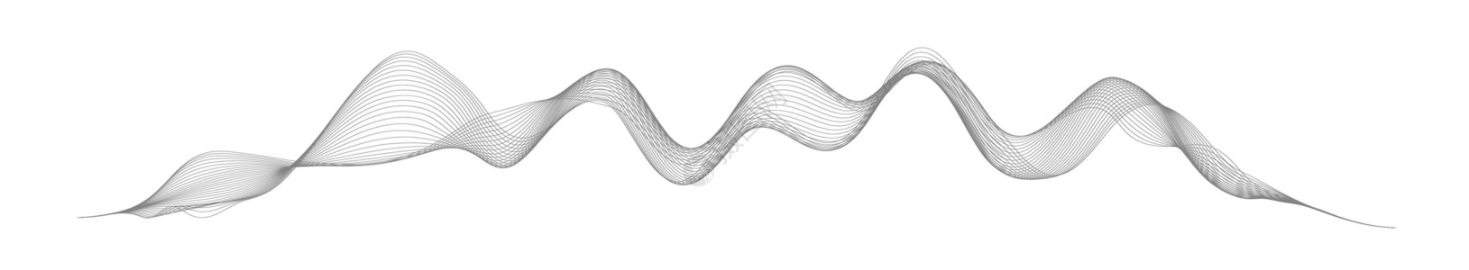 在白色背景上的抽象风格的声波 抽象数字信号波线 矢量音乐语音振动歌曲波形数字频谱音频脉冲和波形频率均衡器记录配乐空闲仪表冲动玩家设计图片