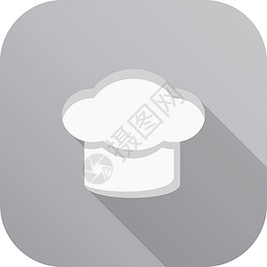 主厨厨美食炊具厨房面包食物工作职业烹饪帽子插图背景图片