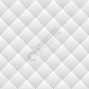 无缝现代白色纹理背景几何学插图装饰光学正方形马赛克折纸灰色创造力墙纸背景图片