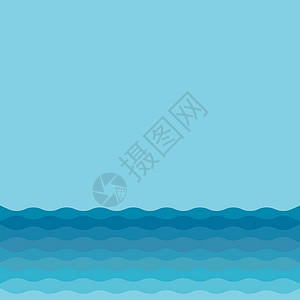 再战1波波自然背景 矢量 eps1地平线海浪海景运动天空商业蓝色墙纸曲线海滩插画