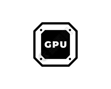 时尚视频片头GPU 线图标符号或符号 时尚轮廓风格的高级象形图 在白色背景上隔离的 Gpu 像素完美矢量图标卡片母板处理器字形电子产品互联网设计图片