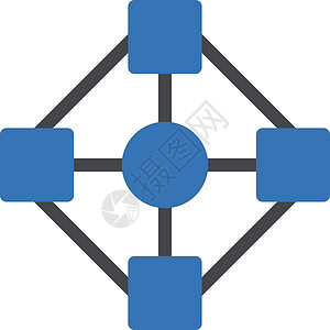连链链密码数据库商业立方体金融互联网插图货币技术公司背景图片