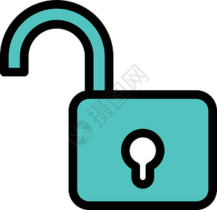 解锁密码黑色互联网钥匙秘密安全插图隐私白色网络背景图片
