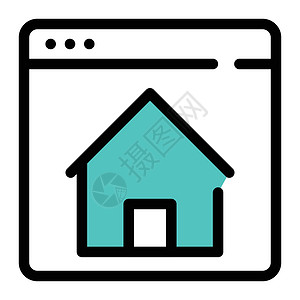 锁隐私安全标识房子互联网网站插图密码字形网络背景图片