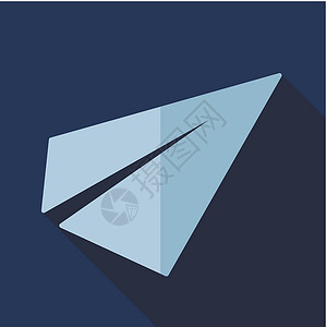 纸平面消息符号平面矢量 ico商业自由航班玩具航空空气互联网邮件折纸插图背景图片