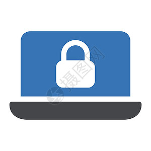 私有的黑色安全商业秘密互联网插图锁孔网络隐私笔记本背景图片