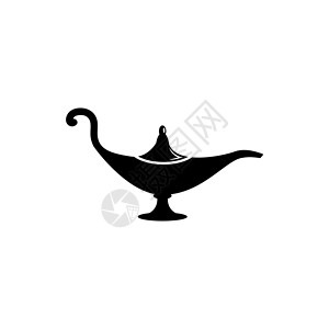 灯笼平面素材阿拉伯魔法油灯精灵灯笼矢量 平面矢量图标说明 白色背景上的简单黑色符号 用于 web 和移动 UI 元素的阿拉伯魔法精灵油灯标志设计图片