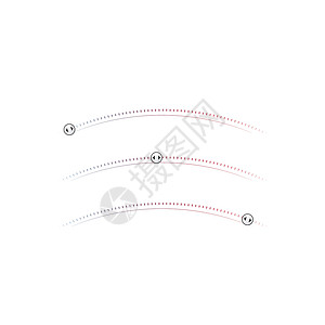 滚动条UI 滑块设置 在白色背景上孤立的股票矢量图插画