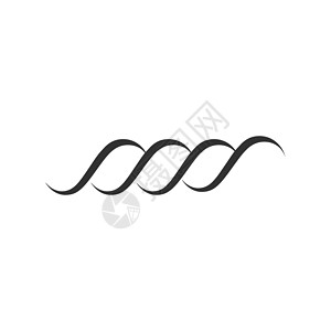 绳元素标志设计 在白色背景上孤立的股票矢量图圆形细绳航海数字海洋黑色环形永恒领带框架背景图片