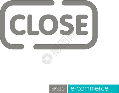 特写标志 ico市场商业横幅插图招牌标签电子商务木板营销背景图片