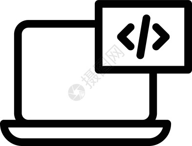 电脑脚本代码编码监视器格式来源技术代码插图编程脚本互联网电脑插画