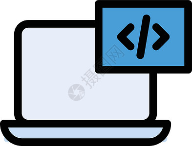 电脑脚本代码编码数据格式网络插图程序员来源技术网页笔记本编程插画