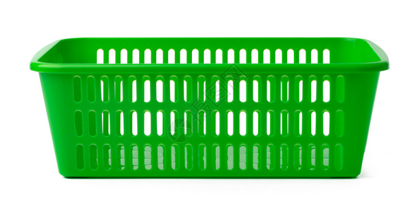 塑料篮子在白色背景上隔离的塑料空篮子材料产品市场购物盒子店铺销售生产浴室聚合物背景