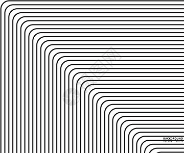 白色曲线条纹抽象扭曲的对角线条纹背景 矢量弯曲捻网络风格白色插图创造力曲线织物波浪黑色卡片设计图片