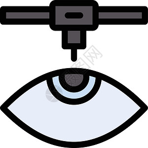 眼睛外科医生整顿眼球保健角膜激光医疗职业插图诊所药品背景图片