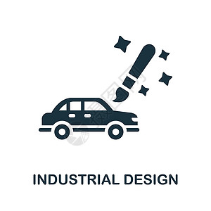 长征系列火箭工业设计图标 平面设计系列中的单色符号 用于网页设计信息图表和 mor 的创意工业设计图标说明设计图片