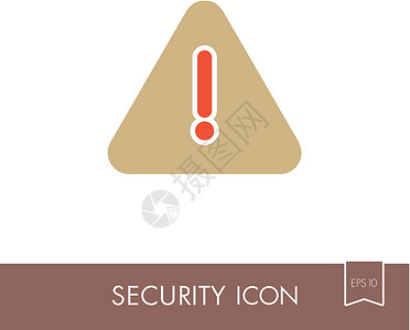 带有感叹标记图标的注意符号黄色网络警报冒险危险安全插图按钮互联网三角形背景图片
