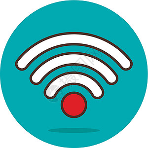 WiFi 矢量 ico互联网民众电脑数据技术服务信号网络背景图片
