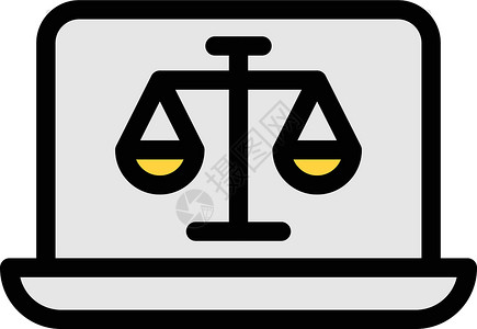 法庭电脑劳动公司法律律师权利商业法官贸易互联网背景图片