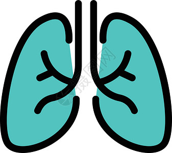 肺生物学器官支气管呼吸医疗疾病插图癌症气管药品背景图片