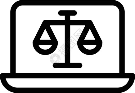 法庭贸易劳动合同惩罚立法权利电脑法律商业犯罪背景图片