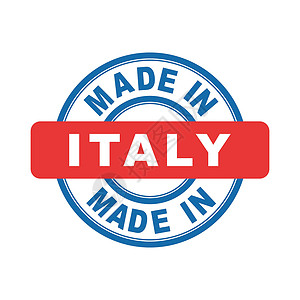 西米兰意大利制造 矢量标志 fla插画