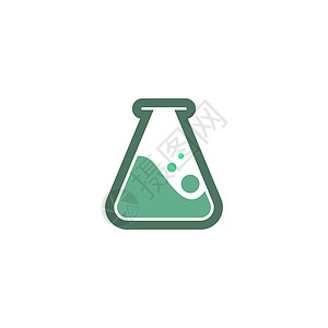 烧杯技术科学瓶实验室标志图标设计模板药店药品教育化学品玻璃网络生物插图技术液体插画