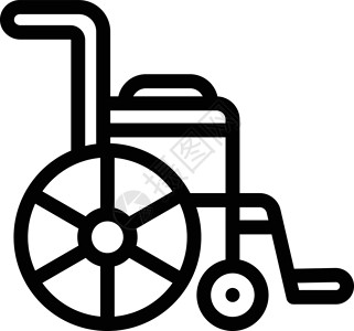 残疾残障运输人士车轮插图生活药品病人椅子医疗背景图片