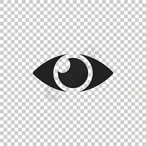 睫毛透明素材简单的眼睛图标向量 平面样式的视力象形图镜片眼球网络药品科学光谱插图光学睫毛白色设计图片