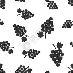 葡萄酒标矢量图浆果生的高清图片