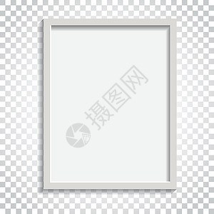 ketupat框架孤立背景上的逼真相框 图片框架矢量图 简单的商业概念象形图展示身份寄宿生画廊卡片照片木板文件夹阴影艺术插画