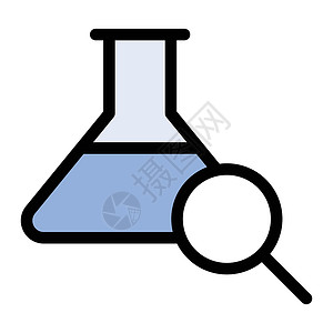 烧杯标识搜索标识玻璃管子器皿生物学液体测试药品烧杯化学设计图片