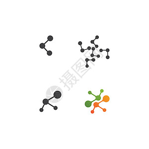 核酸分子分子标志 vecto科学卫生插图生物学环形圆圈保健标识公司艺术插画