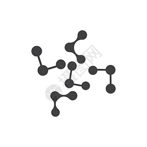 核酸分子分子标志 vecto标识技术原子基因插图螺旋圆圈科学艺术公司插画