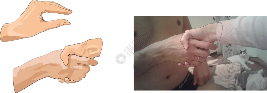 女汉拳头指甲身体手指胜利收藏插图销售量抛光女性背景图片
