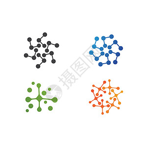 分子遗传分子标志 vecto遗传公司技术螺旋艺术圆圈插图卫生生物学标识插画