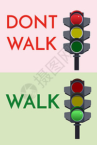 红绿灯 在背景上隔离的信号量 带有红黄绿灯的简单交通灯 - gostop 它制作图案矢量插画