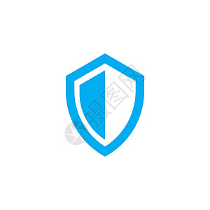 盾牌符号日志技术安全防御商业公司防火墙插图警卫品牌背景图片