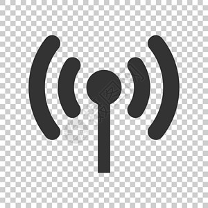 真无线耳机Wifi 互联网标志图标在平面样式  Wifi 无线技术矢量图在孤立的背景上 网络 wifi 经营理念圆形民众横幅信号网站插图创插画
