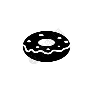 烧鸭油条面釉面 CakeDonut 平面矢量 Ico插画