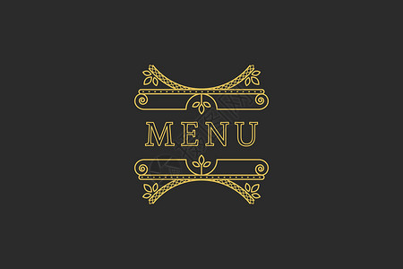 老餐厅头条新闻咖啡店菜单卡片学校餐厅徽章海报绘画木板食物插画