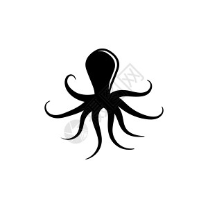 章鱼标志海妖螺旋高清图片